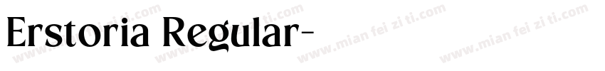 Erstoria Regular字体转换